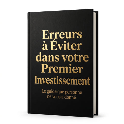Erreurs à éviter dans votre premier investissement